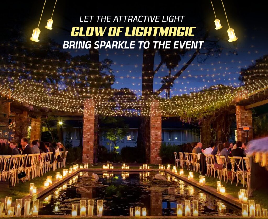 light magic dubai's events light decoration