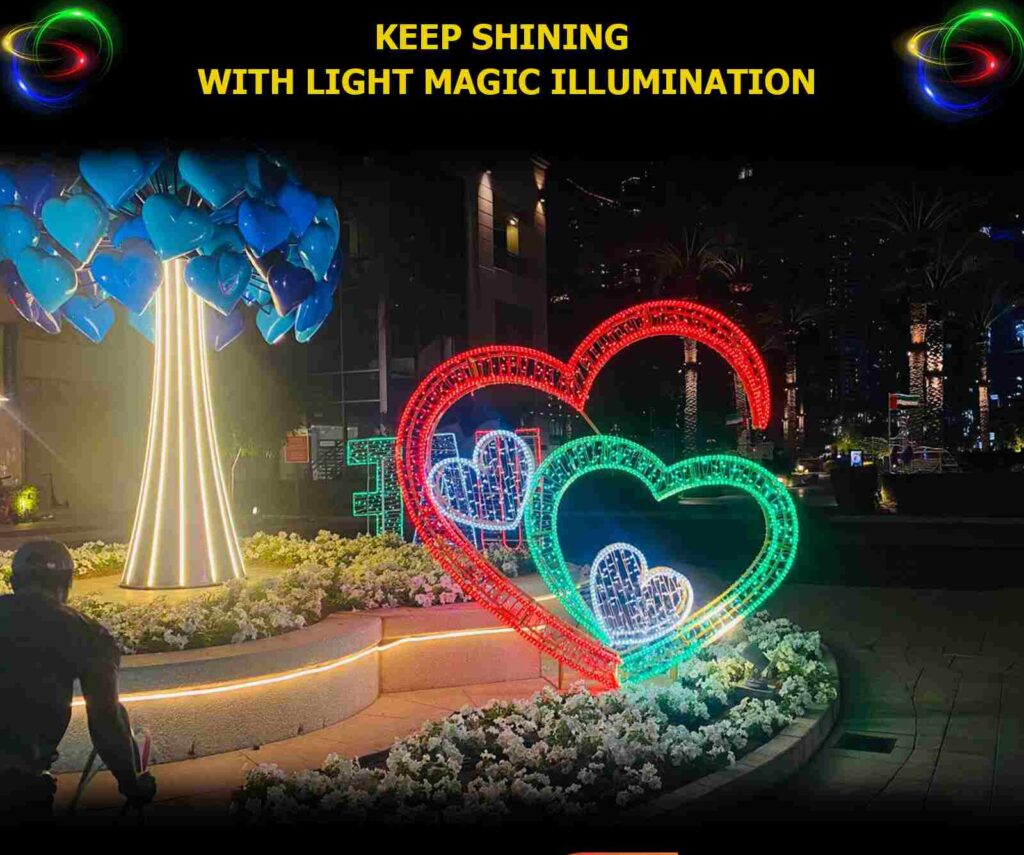 light decoration in dubai by light magic dubai
